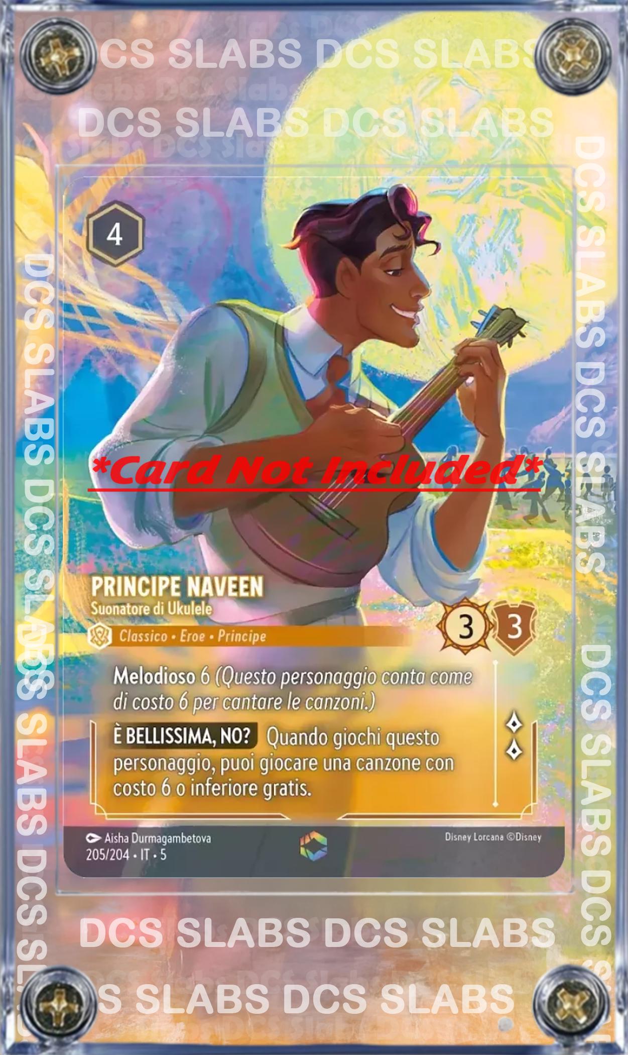 Disney Lorcana Shimmering Skies Prince Haveen Ukulele Player 205/204 Enchanted Chapter 5 Custom Case