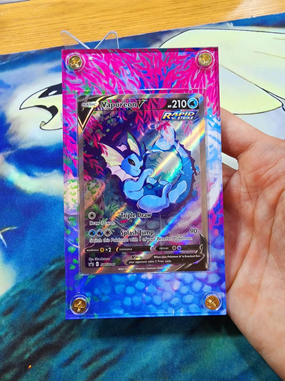 Pokemon Vaporeon V Alt Art SWSH181 Promo Display Case Slab
