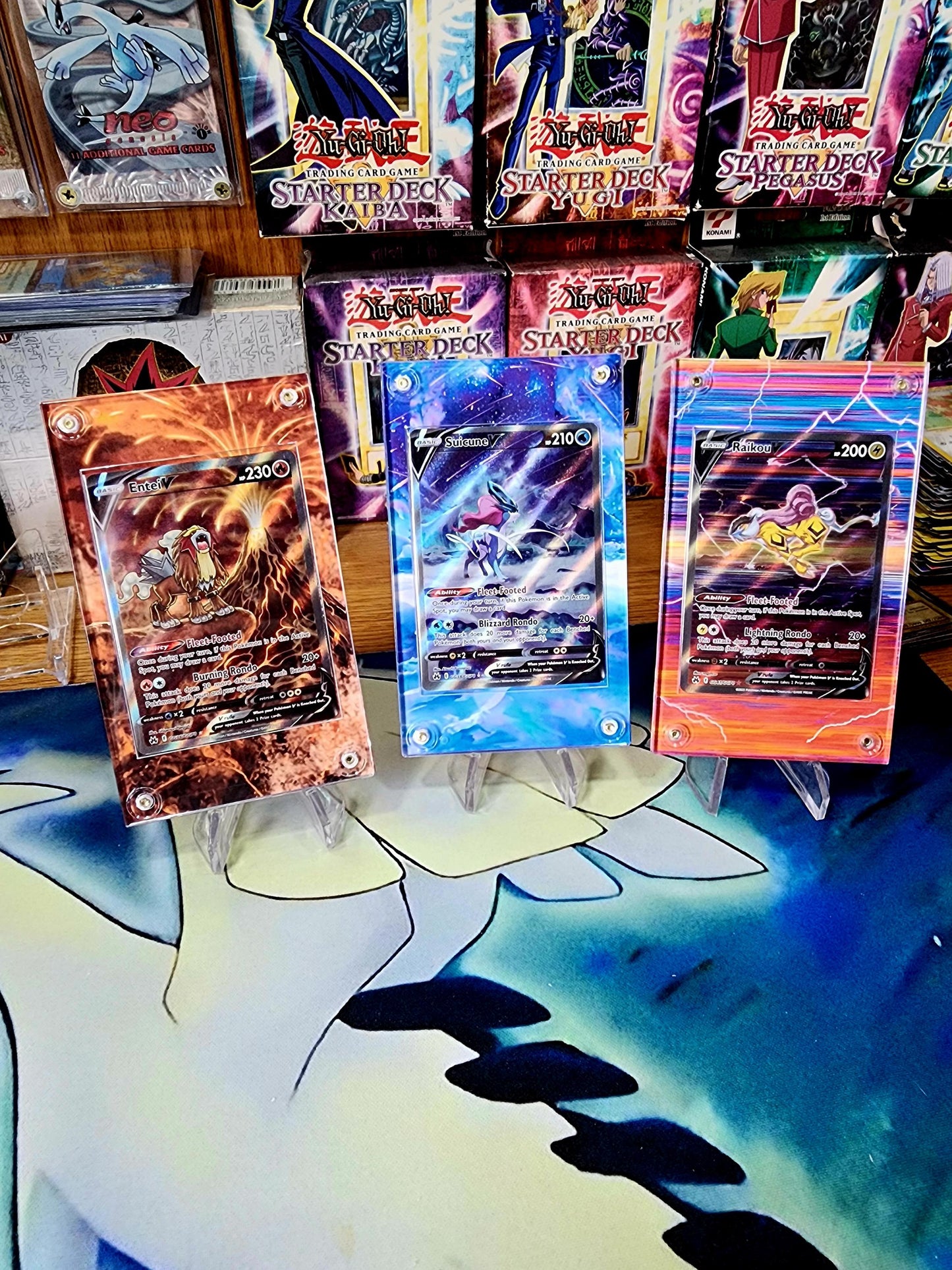 Pokemon Suicune Entei Raikou V GG38 GG36 GG41Crown Zenith Custom Display Cases