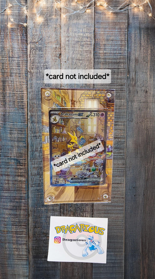 Pokemon Alakazam EX SIR 201/165 151 Custom Case Slab
