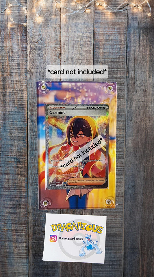 Pokemon Carmine 217 SIR Twilight Masquerade Custom Case Slab