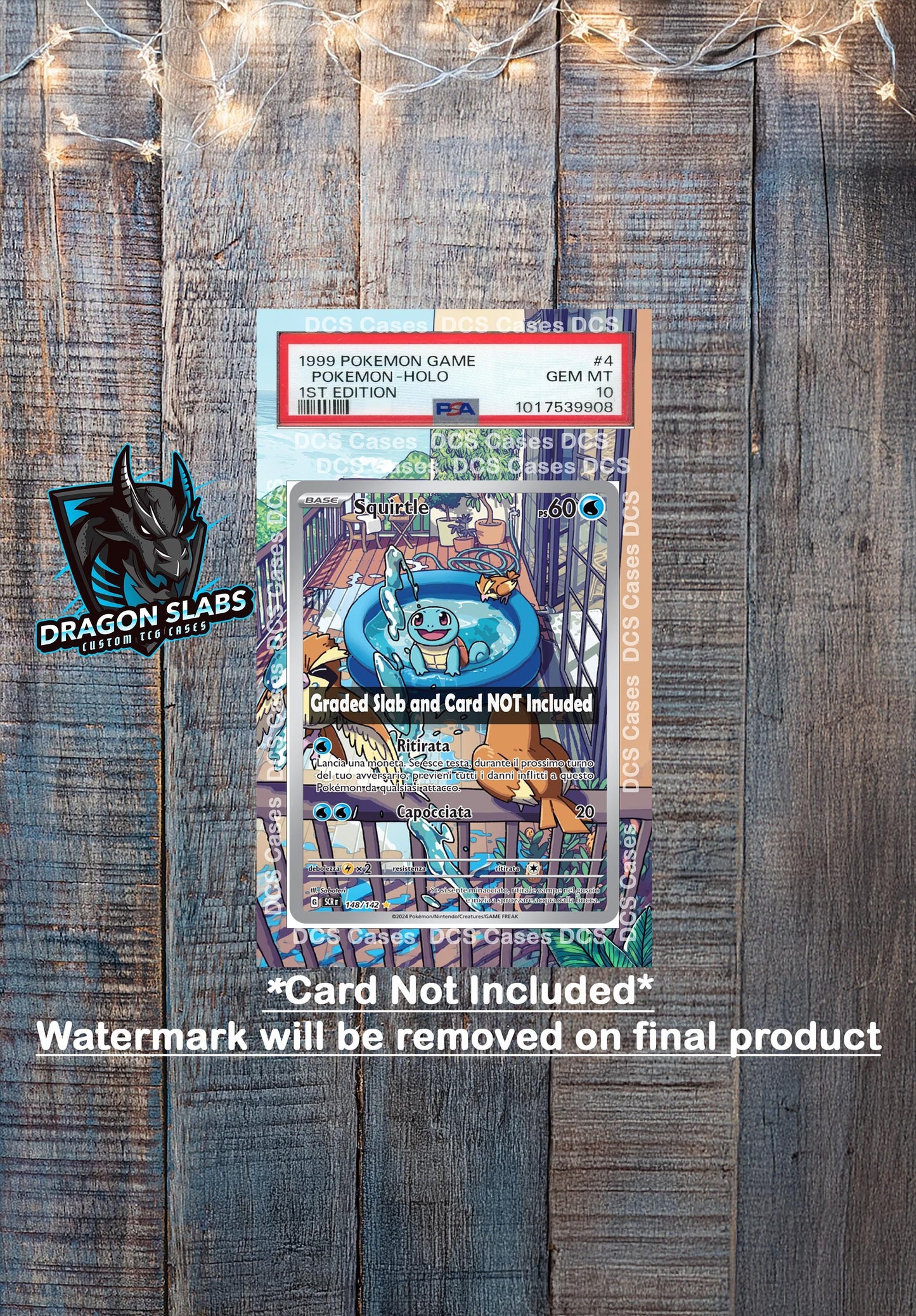Squirtle 148/142 PSA bgs CGC tag Extended Artwork Pokemon Stellar Crown