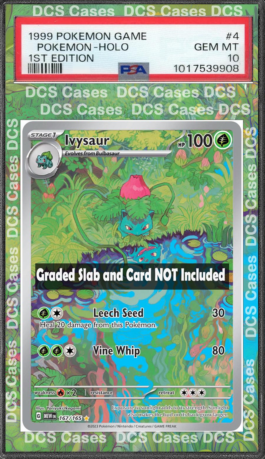 Ivysaur 167/165 PSA bgs CGC tag Extended Artwork Pokemon 151