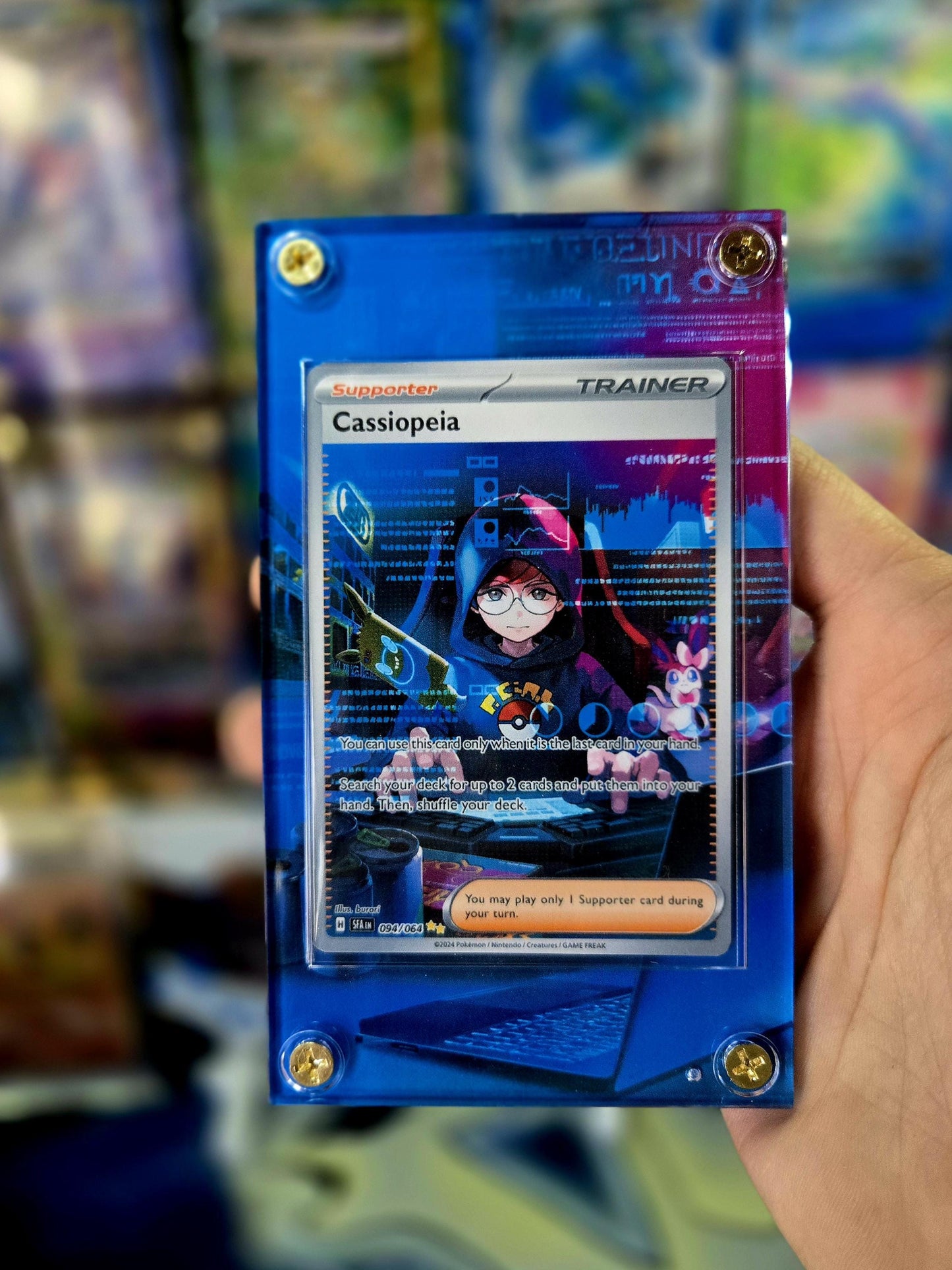Pokemon Cassiopeia 094/064 Shrouded Fable Extended Art Custom Case