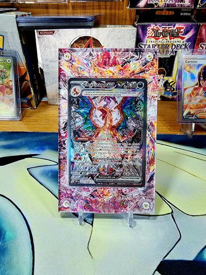 Pokemon Charizard EX 223/197 Paldean Obsidian Flames Custom Display Case Slab