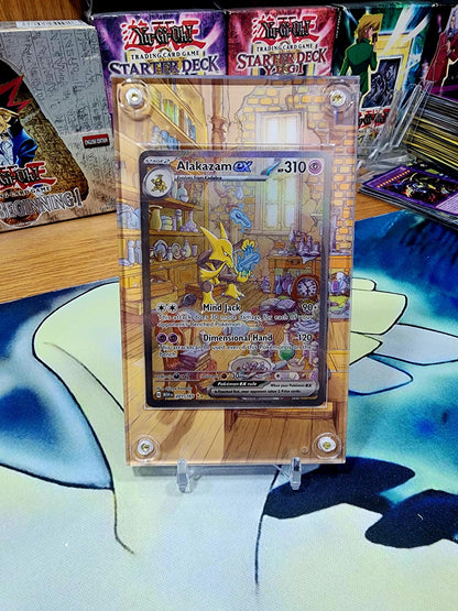 Pokemon Alakazam EX SIR 201/165 151 Custom Case Slab