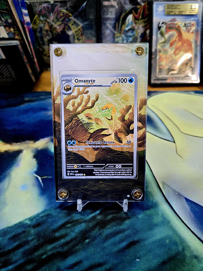 x10 Pokemon 151 IR Custom Display Cases - Nidoking, Dragonaire, Poliwhirl, Psyduck, Tangela, Pikachu, Mr Mime, Machoke, & Caterpie