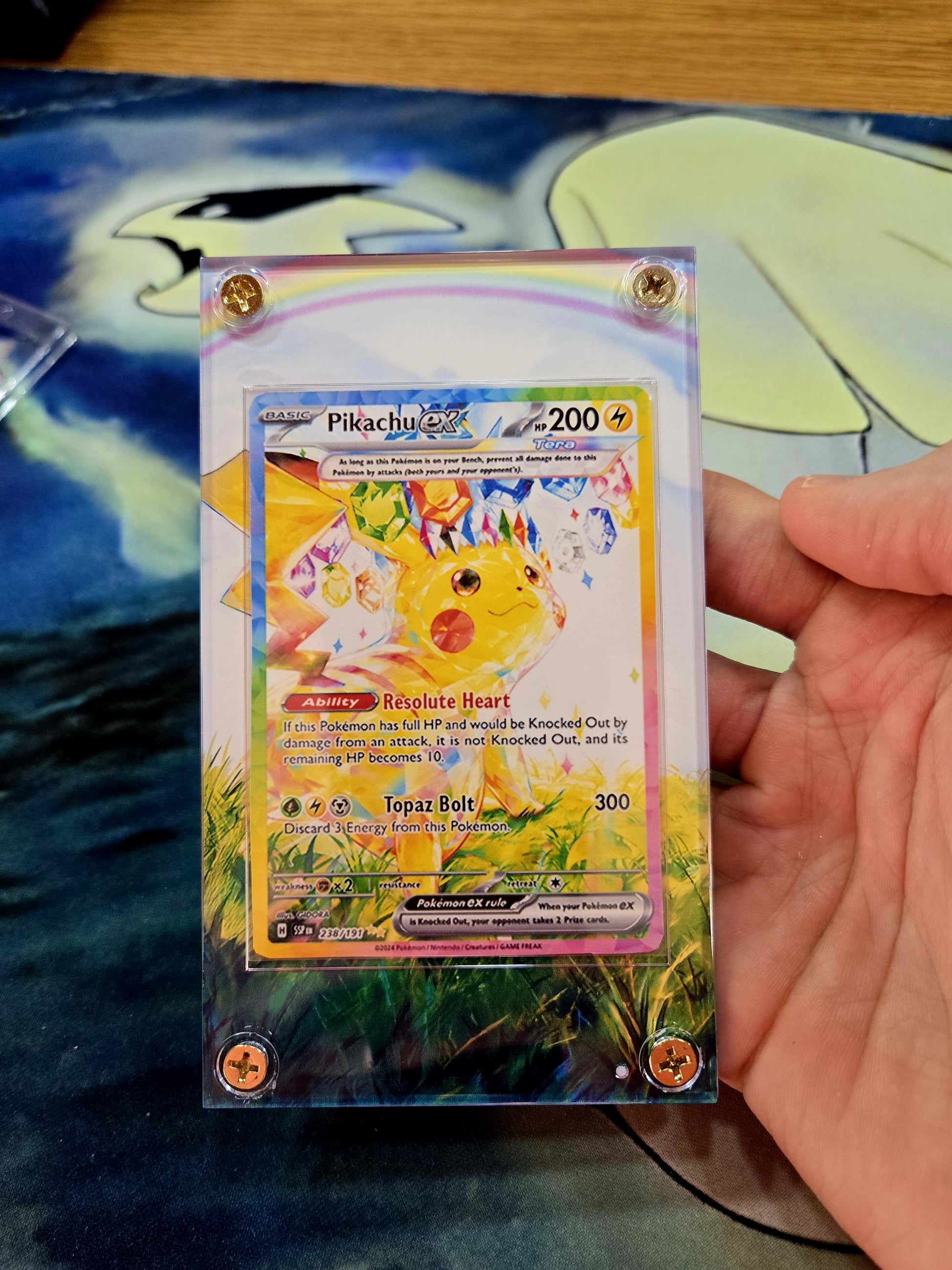 Pokemon EX 238/191 SIR Custom Display Case from Surging Sparks