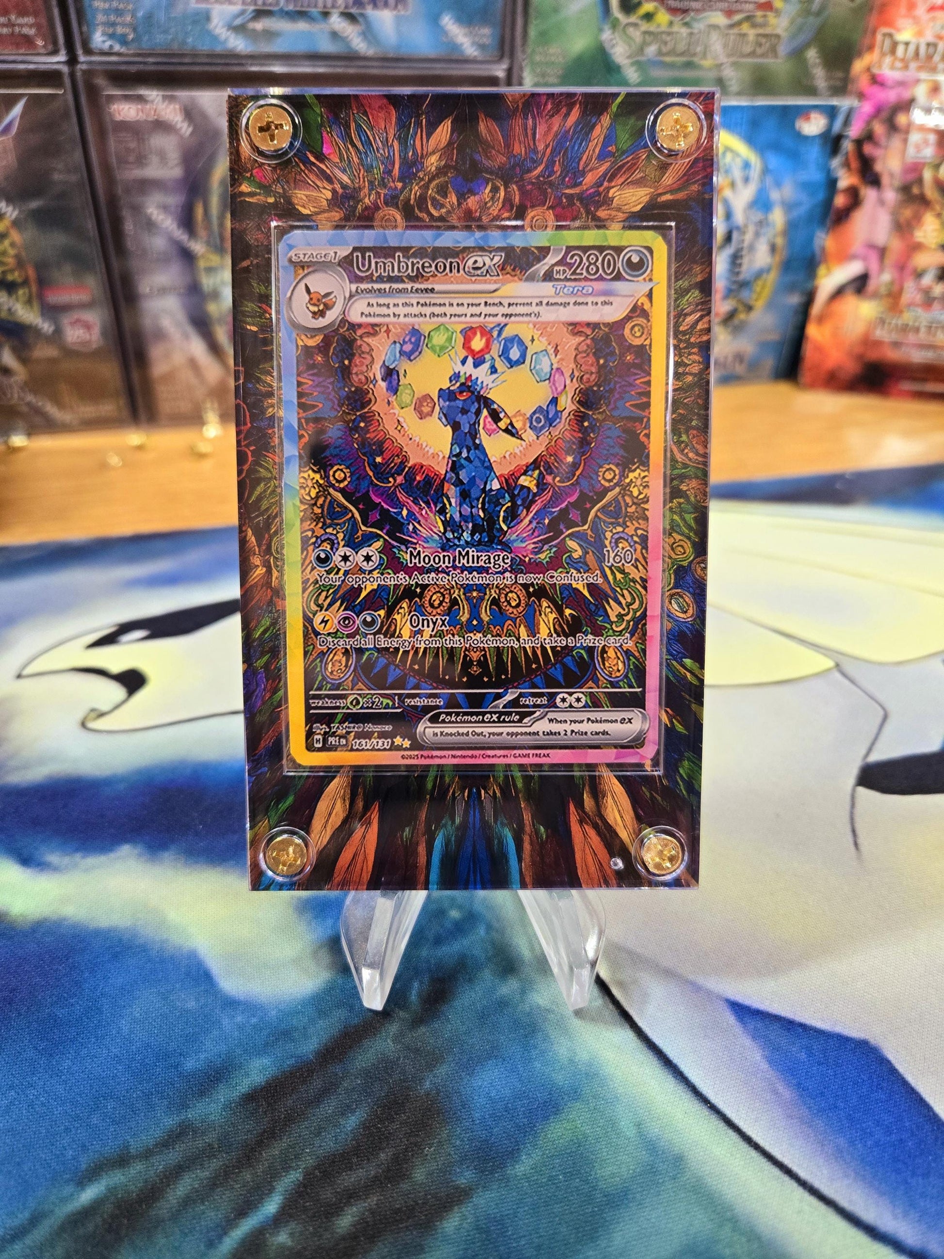 Pokemon Umbreon EX SIR 161/131 Prismatic Evolutions Custom Case