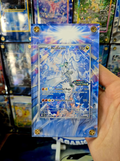 Pokemon N's Reshiram English 167/159 Journey Together Extended Art Custom Case