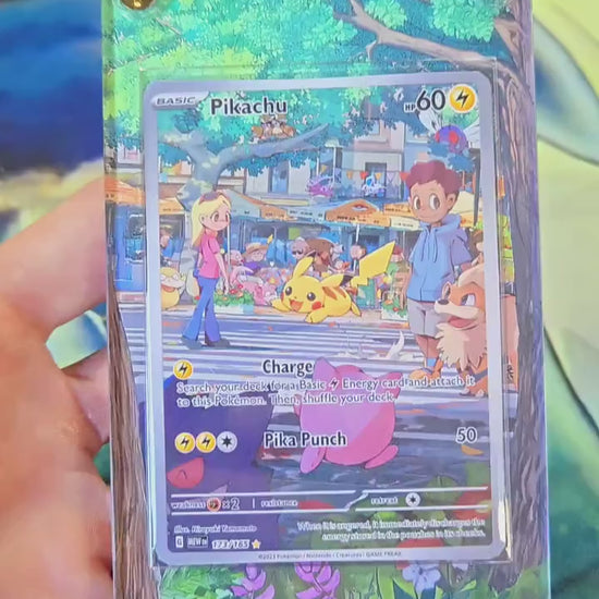 Pokemon 151 Pikachu 173/165 Custom Display Case from Pokemon 151