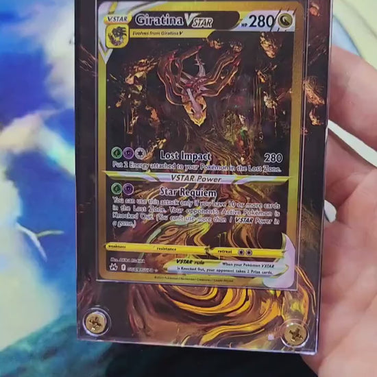 Pokemon Giratina VSTAR GG69 Crown Zenith Promo Alt Art Display Case Slab