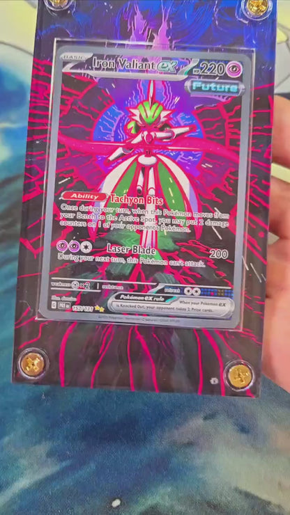 Pokemon Iron Valiant EX SIR 157/131 Prismatic Evolutions Custom Case
