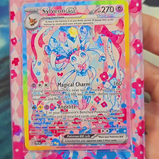Pokemon Sylveon EX SIR 156/131 Prismatic Evolutions Custom Case