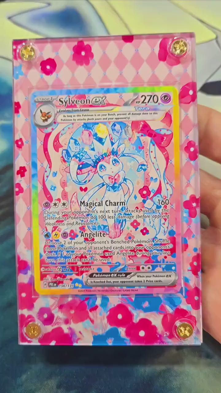 Pokemon Sylveon EX SIR 156/131 Prismatic Evolutions Custom Case
