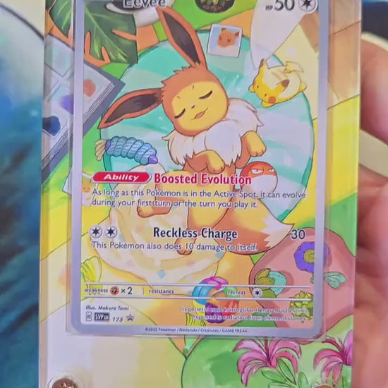 Pokemon Eevee Promo 173 Prismatic Evolutions ETB Custom Case