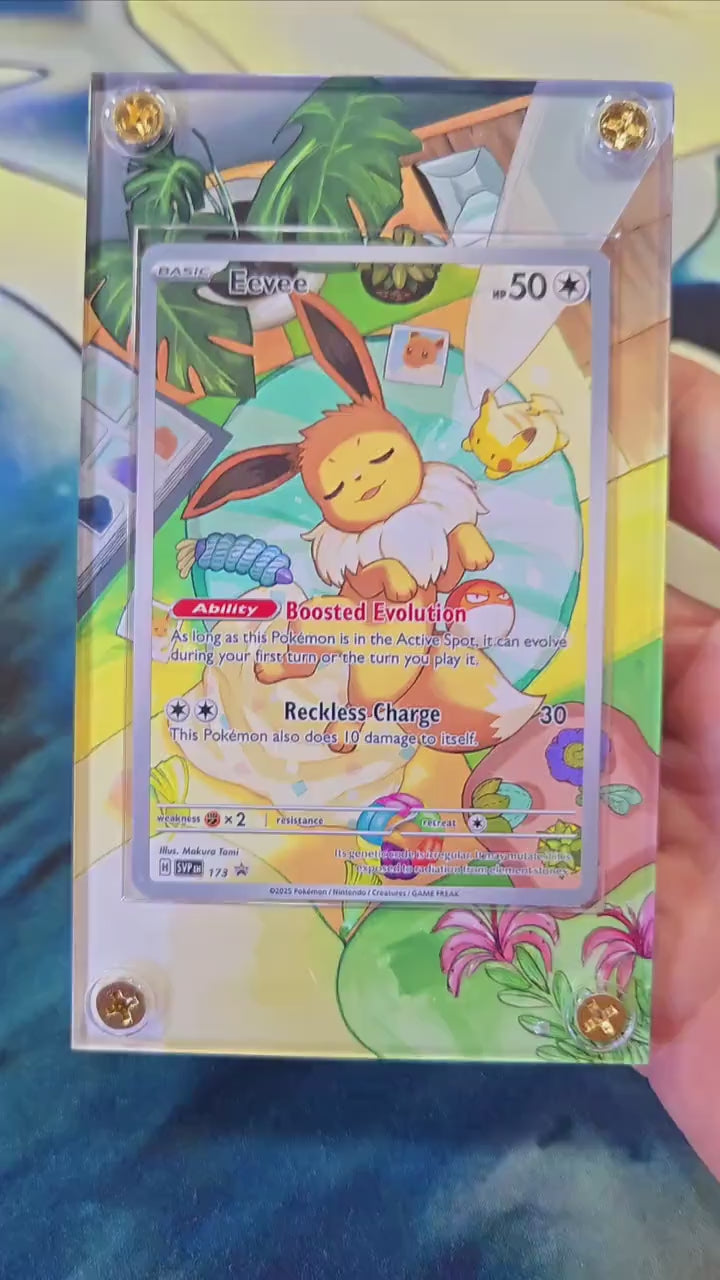 Pokemon Eevee Promo 173 Prismatic Evolutions ETB Custom Case